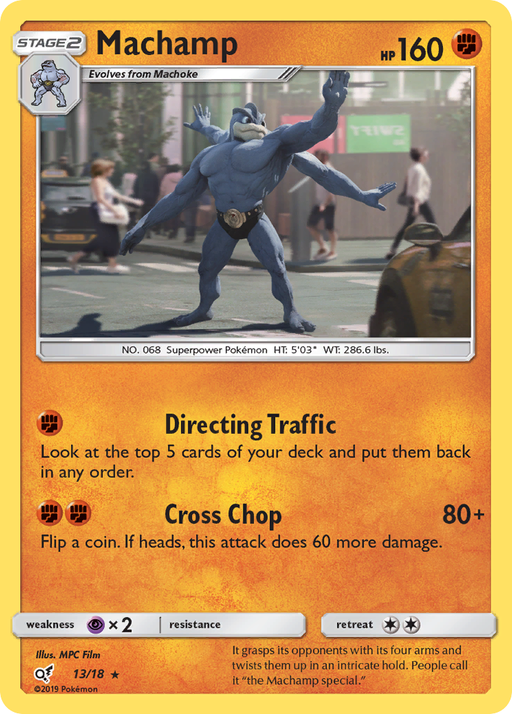 Machamp (13/18) [Sun & Moon: Detective Pikachu] | Good Games Adelaide SA