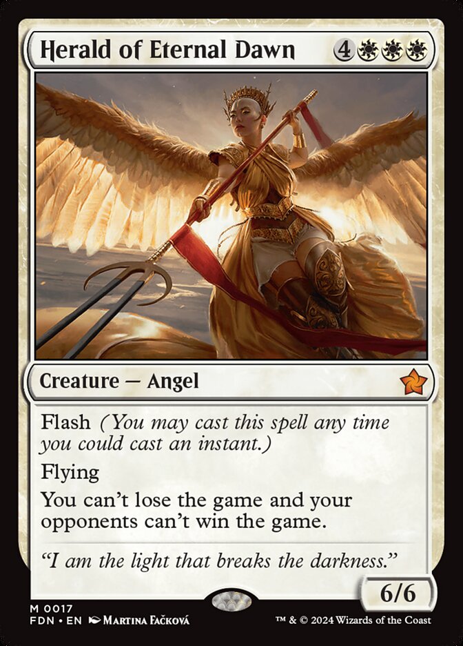 Herald of Eternal Dawn 17 (Foundations)  - Foil | Good Games Adelaide SA