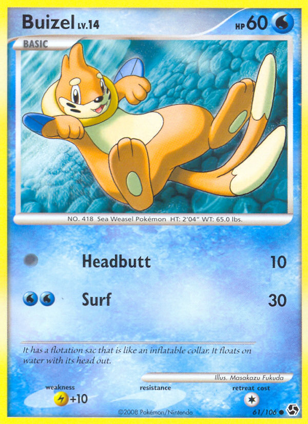 Buizel (61/106) [Diamond & Pearl: Great Encounters] | Good Games Adelaide SA