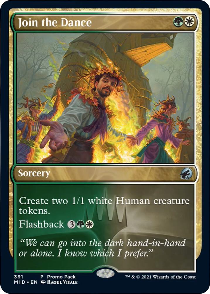 Join the Dance 391 (Promo Pack: Innistrad: Midnight Hunt)  - Foil | Good Games Adelaide SA