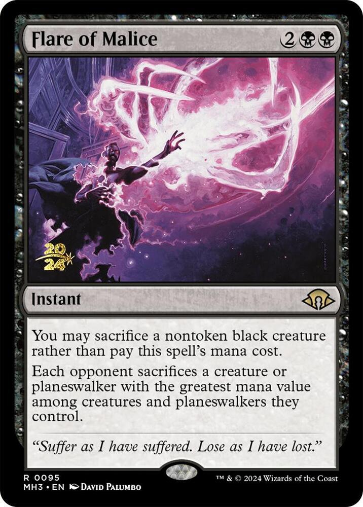 Flare of Malice 95 (Prerelease Cards)  - Foil | Good Games Adelaide SA