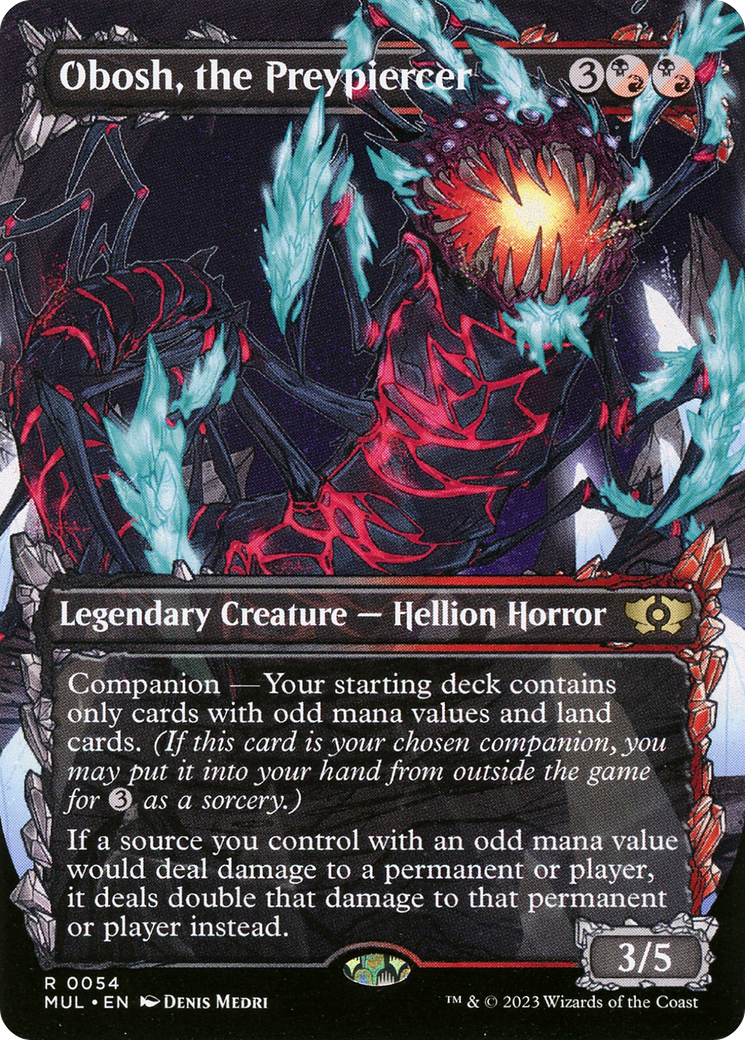 Obosh, the Preypiercer (Borderless) [Multiverse Legends] | Good Games Adelaide SA