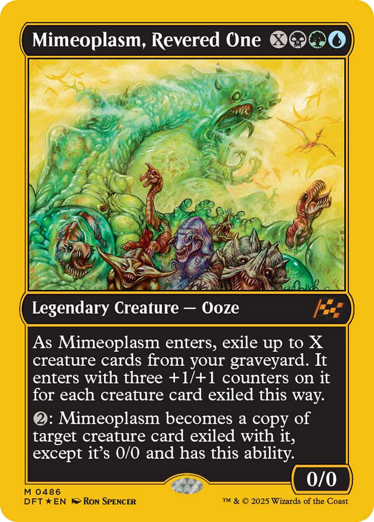Mimeoplasm, Revered One (First-Place Foil) [Aetherdrift] | Good Games Adelaide SA