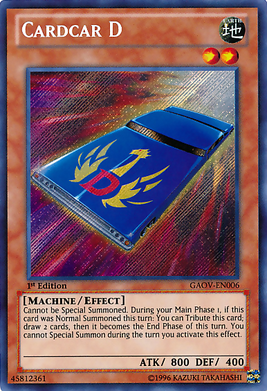 Cardcar D [GAOV-EN006] Secret Rare | Good Games Adelaide SA