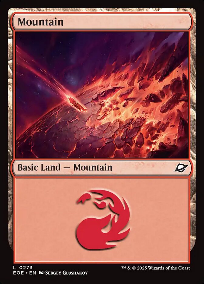 Mountain 0273 273 (Edge of Eternities)  - Foil | Good Games Adelaide SA