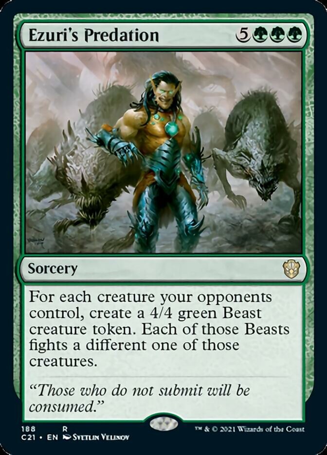 Ezuri's Predation [Commander 2021] | Good Games Adelaide SA