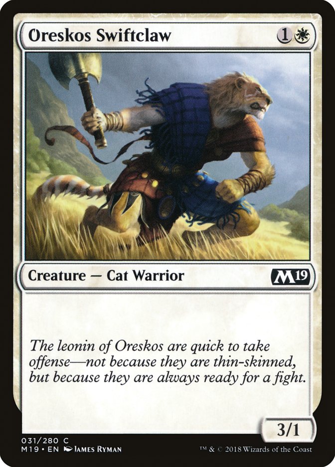 Oreskos Swiftclaw 31 (Core Set 2019)  | Good Games Adelaide SA