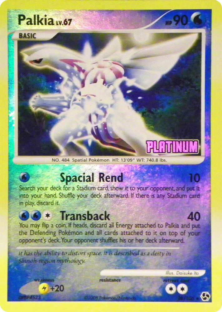 Palkia 26 106 Platinum 026/106 (Burger King Promos)  - Reverse Holofoil | Good Games Adelaide SA