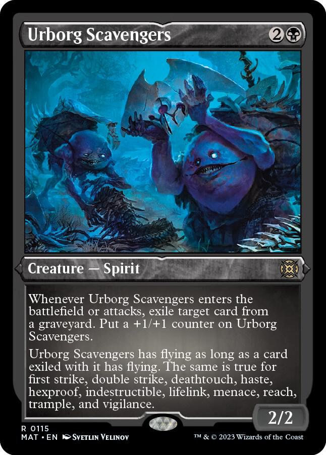 Urborg Scavengers Foil Etched 115 (March of the Machine: The Aftermath)  - Foil | Good Games Adelaide SA