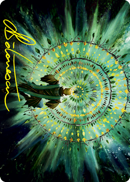 Verdant Mastery Art Card (Gold-Stamped Signature) [Strixhaven: School of Mages Art Series] | Good Games Adelaide SA