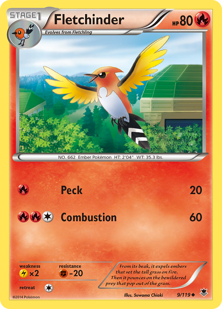 Fletchinder (9/119) [XY: Phantom Forces] | Good Games Adelaide SA