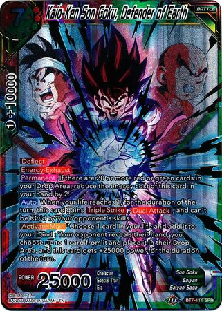 Kaio-Ken Son Goku, Defender of Earth (SPR) [BT7-111] | Good Games Adelaide SA