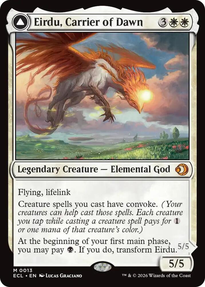 Eirdu, Carrier of Dawn // Isilu, Carrier of Twilight 13 (Lorwyn Eclipsed)  | Good Games Adelaide SA