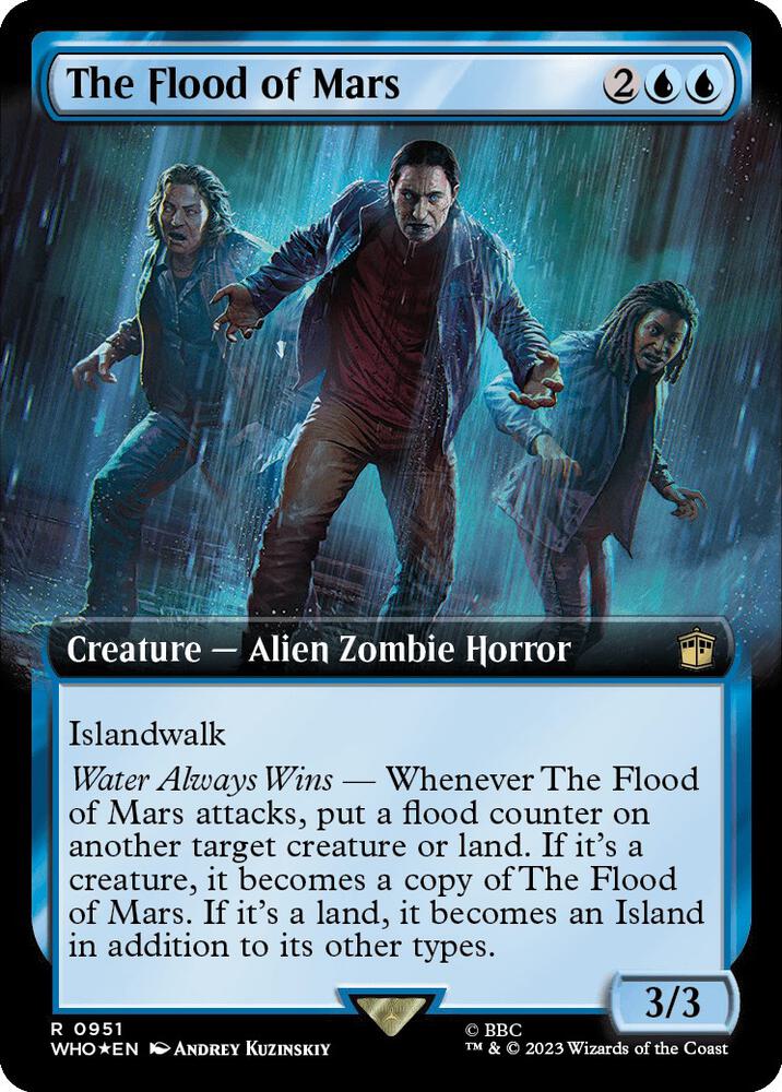 The Flood of Mars 951 (Universes Beyond: Doctor Who)  - Foil | Good Games Adelaide SA