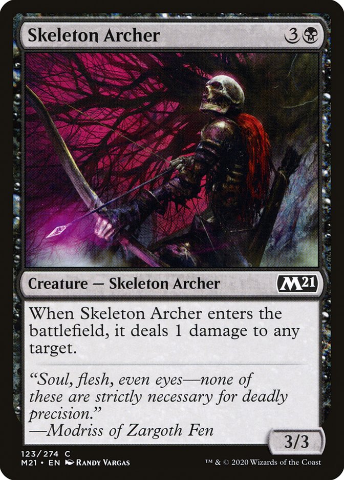 Skeleton Archer [Core Set 2021] | Good Games Adelaide SA