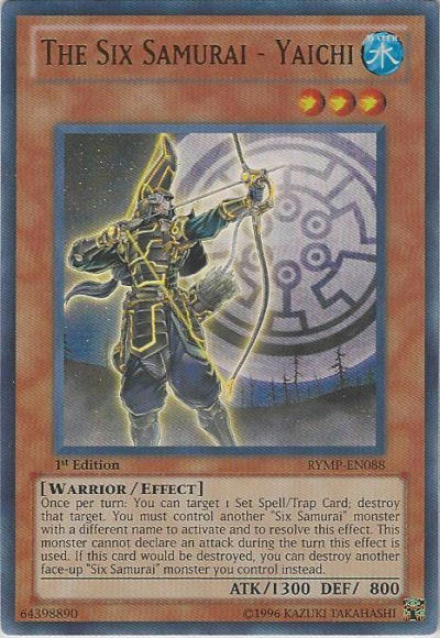 The Six Samurai - Yaichi [RYMP-EN088] Ultra Rare | Good Games Adelaide SA