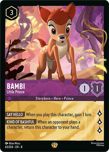 Bambi Little Prince 63/204 (Reign of Jafar)  | Good Games Adelaide SA
