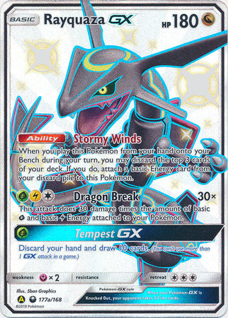 Rayquaza GX (177a/168) (Jumbo Card) [Sun & Moon: Celestial Storm] | Good Games Adelaide SA