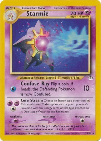 Starmie (25/64) [Neo Revelation Unlimited] | Good Games Adelaide SA