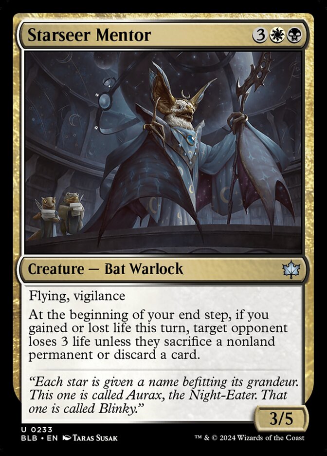 Starseer Mentor 233 (Bloomburrow)  - Foil | Good Games Adelaide SA