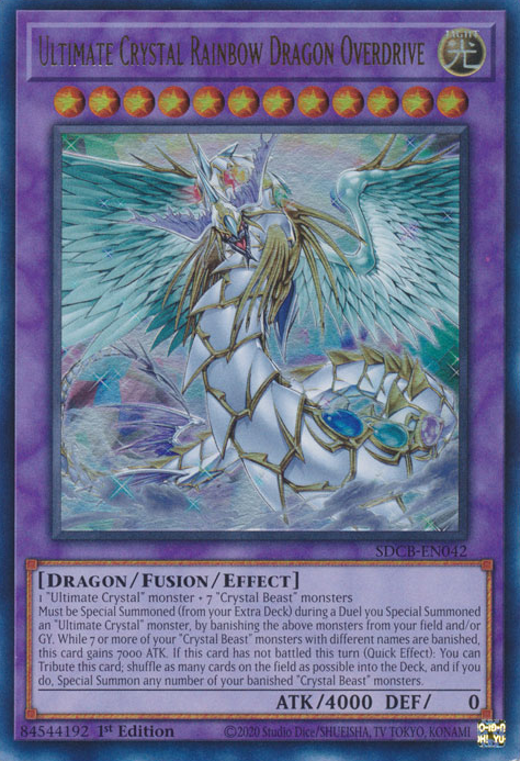Ultimate Crystal Rainbow Dragon Overdrive [SDCB-EN042] Ultra Rare | Good Games Adelaide SA