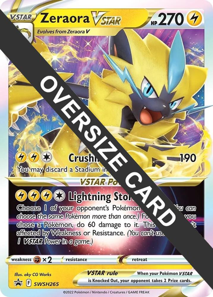 Zeraora VSTAR SWSH265 SWSH265 (Jumbo Cards)  - Holofoil | Good Games Adelaide SA