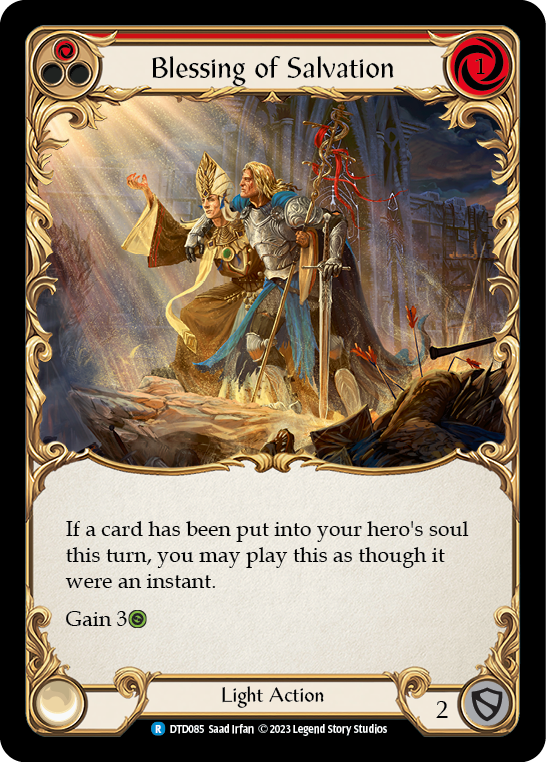 Blessing of Salvation (Red) [DTD085] (Dusk Till Dawn) | Good Games Adelaide SA