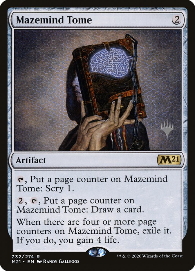 Mazemind Tome (Promo Pack) [Core Set 2021 Promos] | Good Games Adelaide SA