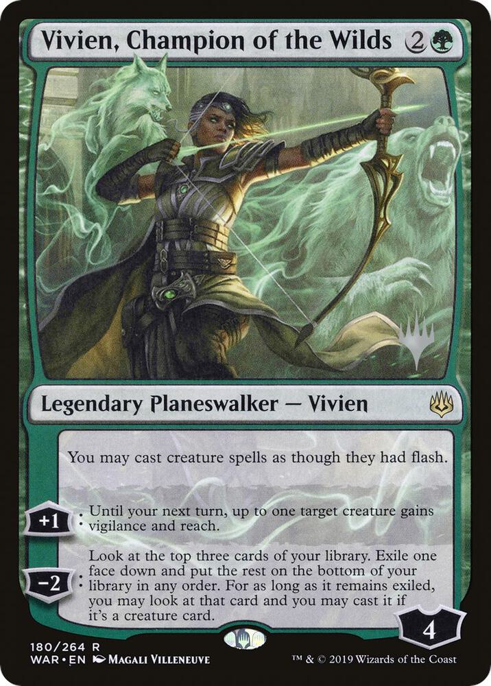 Vivien Champion of the Wilds 180 (Promo Pack: Throne of Eldraine)  | Good Games Adelaide SA