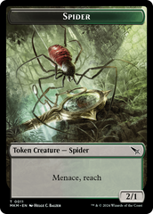 Thopter (0020) // Spider Double-Sided Token [Murders at Karlov Manor Tokens] | Good Games Adelaide SA