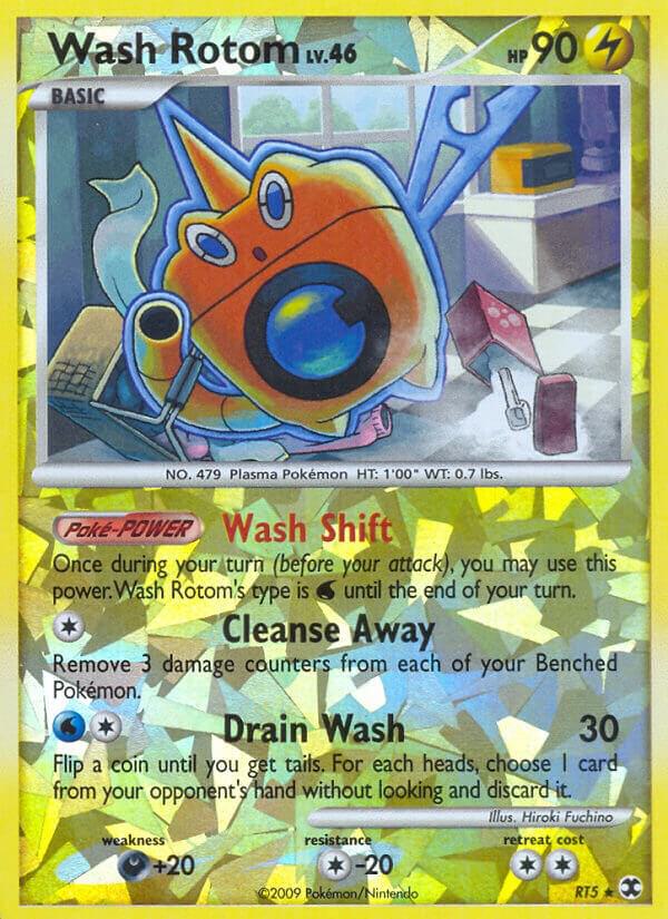 Wash Rotom RT5 (Rising Rivals)  - Reverse Holofoil | Good Games Adelaide SA
