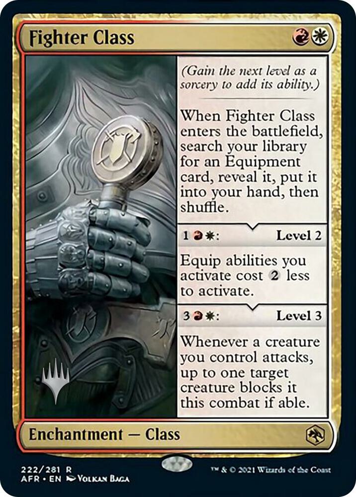 Fighter Class 222 (Promo Pack: Adventures in the Forgotten Realms)  | Good Games Adelaide SA
