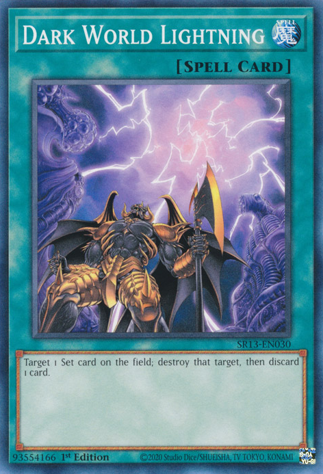 Dark World Lightning [SR13-EN030] Common | Good Games Adelaide SA