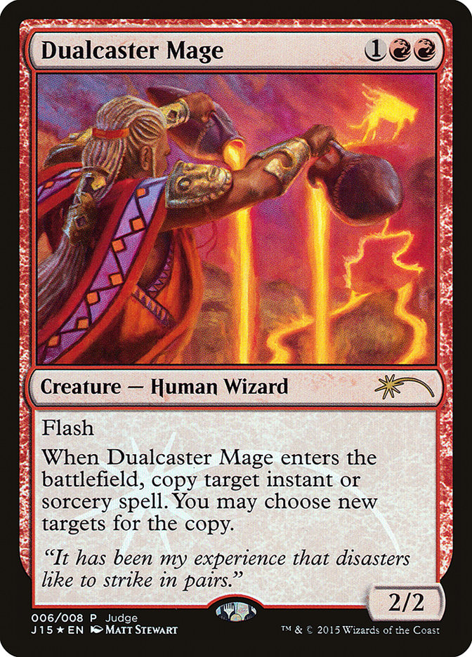Dualcaster Mage [Judge Gift Cards 2015] | Good Games Adelaide SA