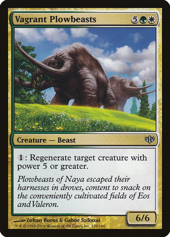 Vagrant Plowbeasts 129 (Conflux)  - Foil | Good Games Adelaide SA