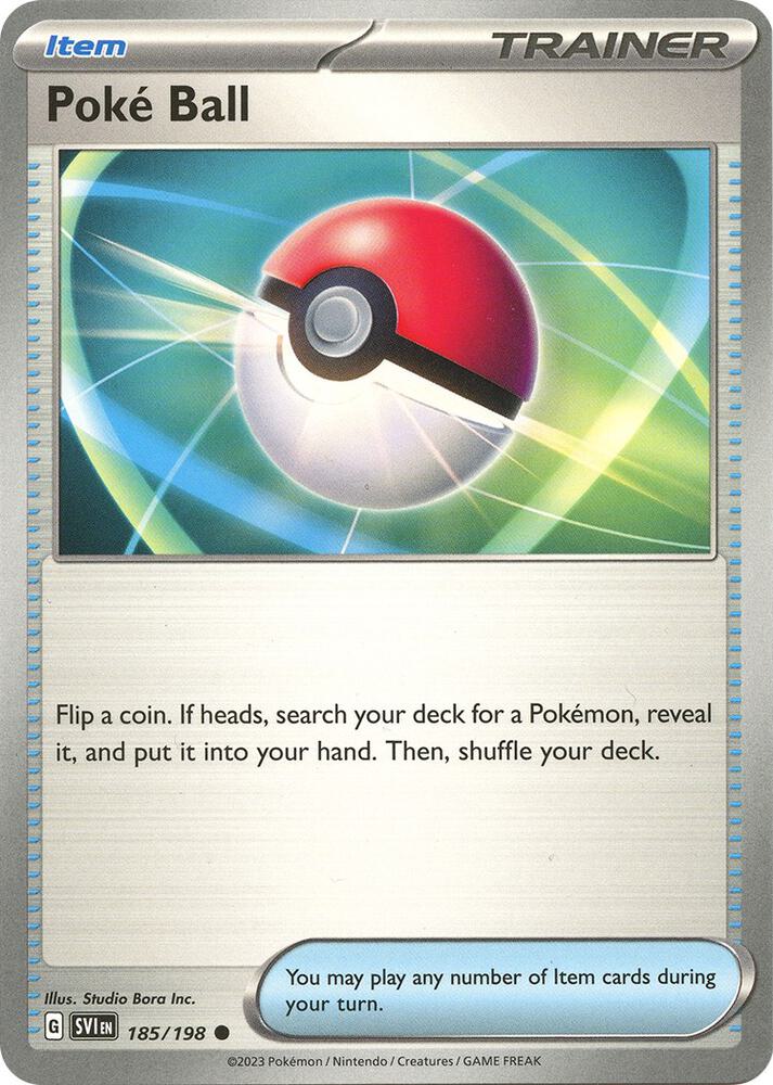 Poke Ball 185/198 (SV01: Scarlet & Violet Base Set)  | Good Games Adelaide SA
