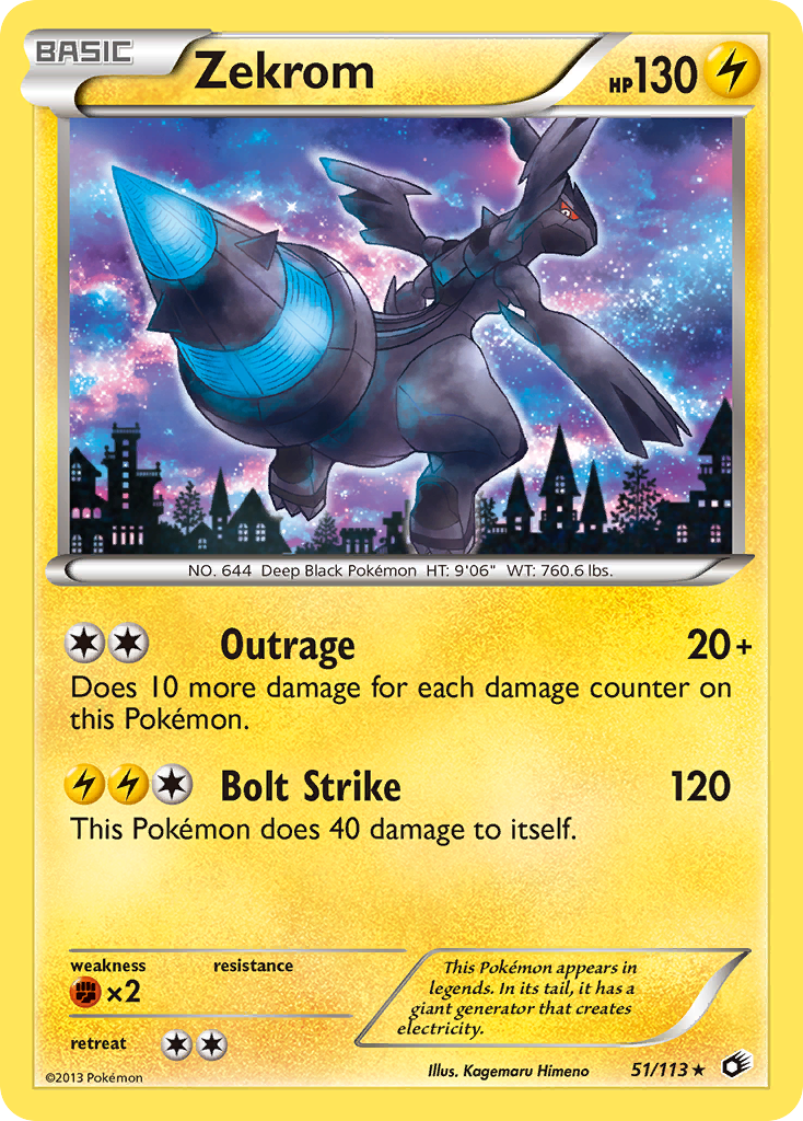 Zekrom (51/113) [Black & White: Legendary Treasures] | Good Games Adelaide SA