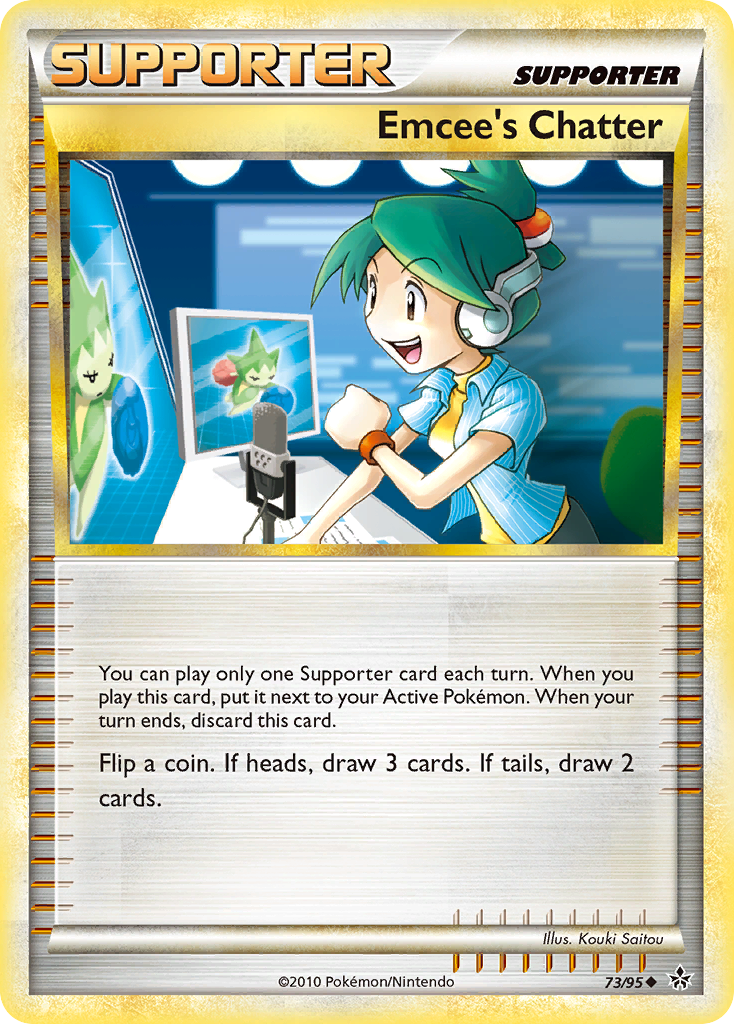 Emcee's Chatter (73/95) [HeartGold & SoulSilver: Unleashed] | Good Games Adelaide SA