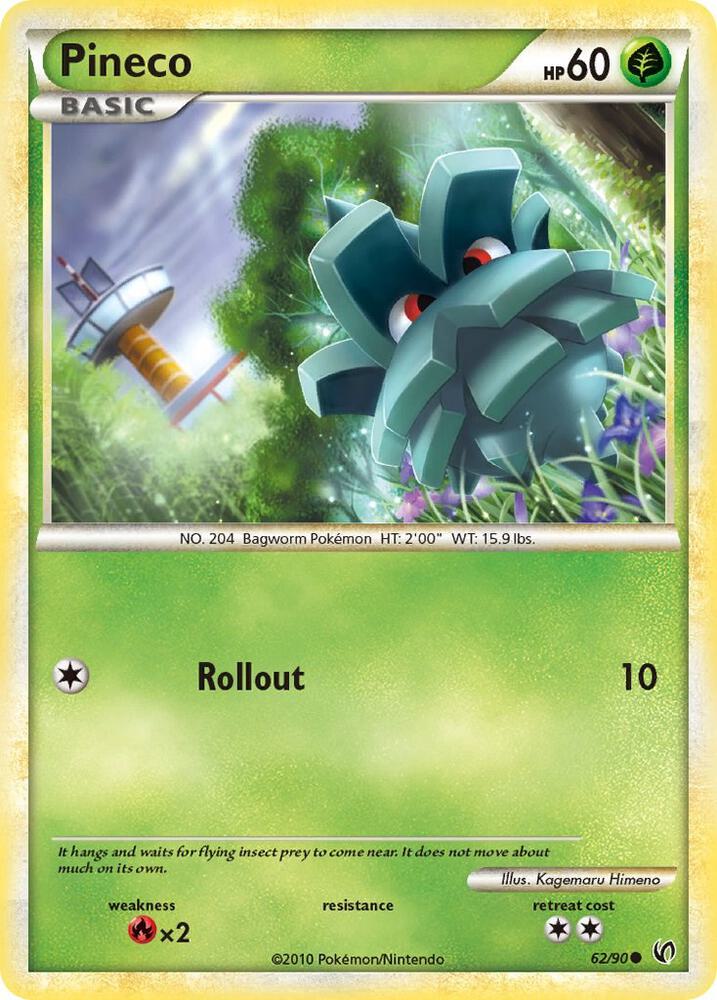 Pineco 62/90 (Undaunted)  - Reverse Holofoil | Good Games Adelaide SA