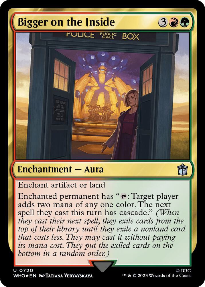 Bigger on the Inside 720 (Universes Beyond: Doctor Who)  - Foil | Good Games Adelaide SA