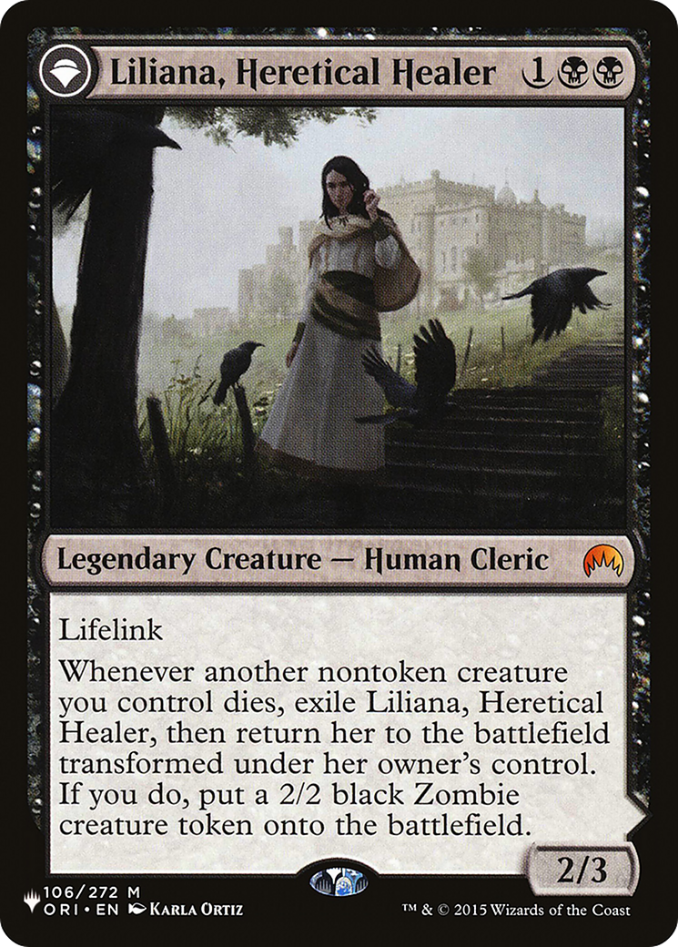Liliana, Heretical Healer // Liliana, Defiant Necromancer [Secret Lair: From Cute to Brute] | Good Games Adelaide SA