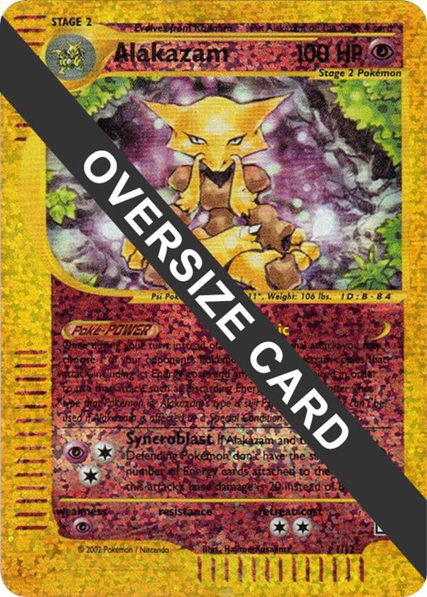 Alakazam 1 12 Box Topper 001/012 (Jumbo Cards)  - Reverse Holofoil | Good Games Adelaide SA