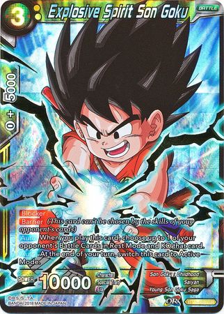 Explosive Spirit Son Goku [BT3-088] | Good Games Adelaide SA