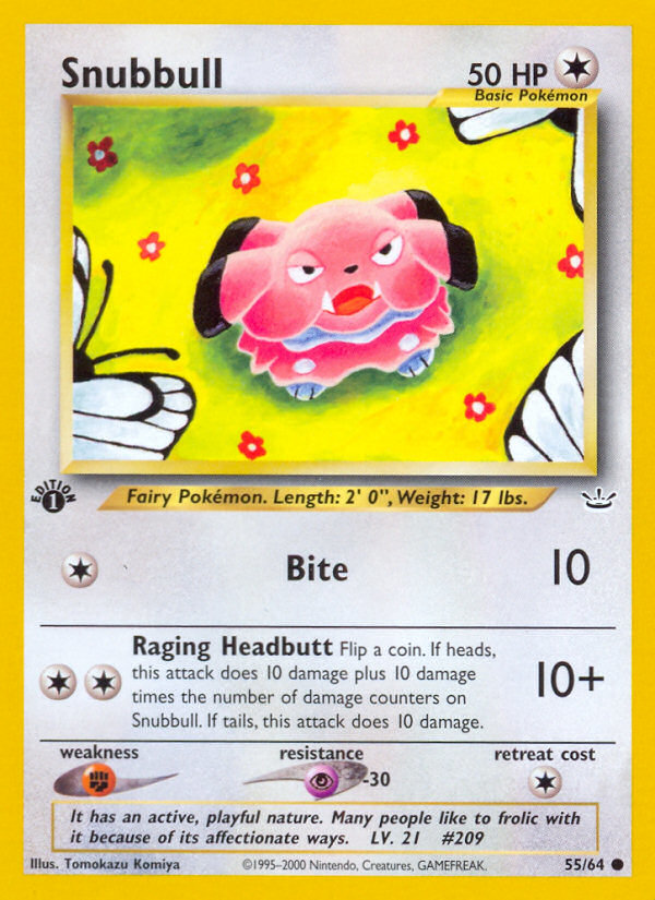 Snubbull (55/64) [Neo Revelation 1st Edition] | Good Games Adelaide SA