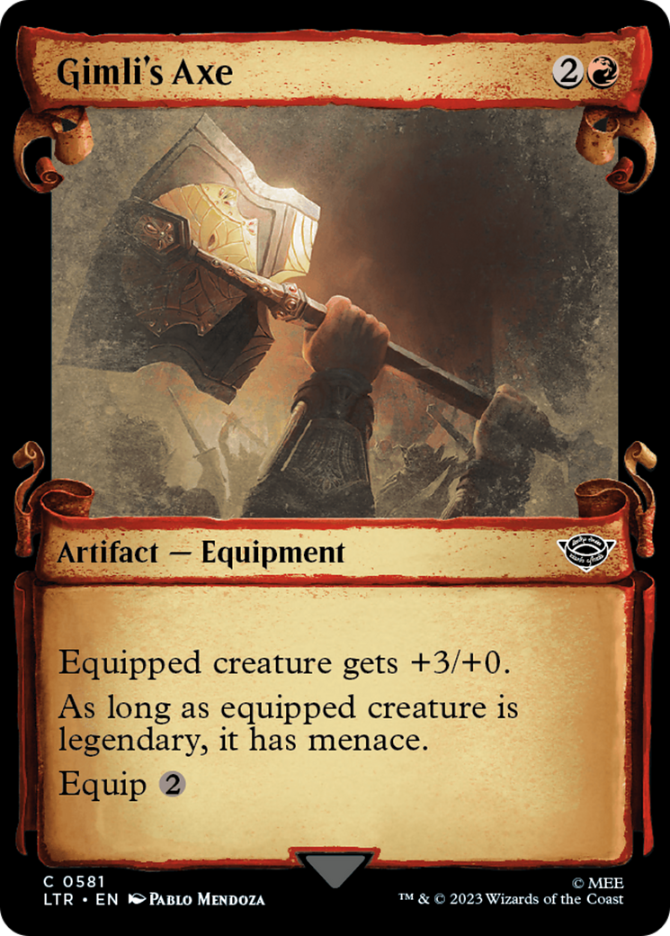 Gimli's Axe [The Lord of the Rings: Tales of Middle-Earth Showcase Scrolls] | Good Games Adelaide SA