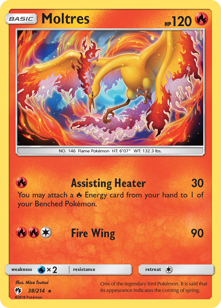Moltres (38/214) [Sun & Moon: Lost Thunder] | Good Games Adelaide SA