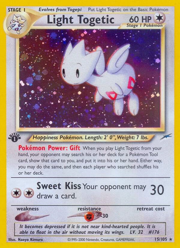 Light Togetic 015/105 (Neo Destiny)  - 1st Edition Holofoil | Good Games Adelaide SA