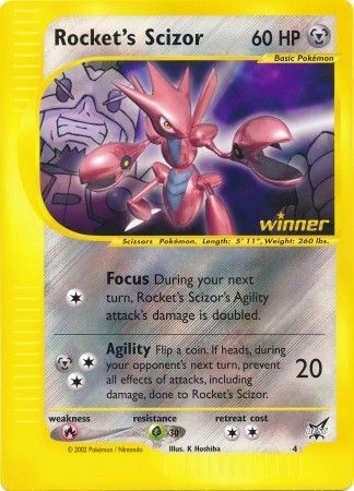Rocket's Scizor (4) (Jumbo Card) [Best of Promos] | Good Games Adelaide SA