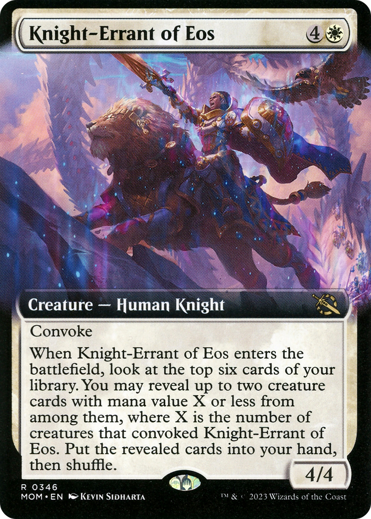 Knight-Errant of Eos (Extended Art) [March of the Machine] | Good Games Adelaide SA