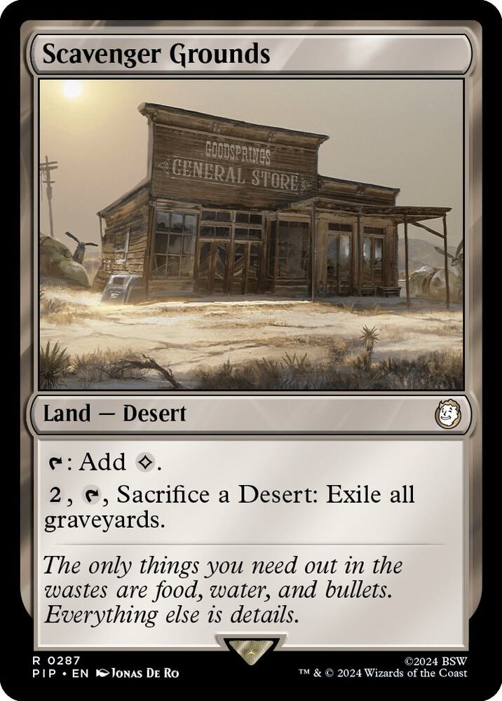 Scavenger Grounds 287 (Universes Beyond: Fallout)  - Foil | Good Games Adelaide SA